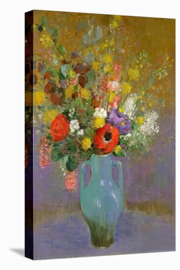 Bouquet of Wild Flowers, C.1900-Odilon Redon-Stretched Canvas