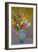 Bouquet of Wild Flowers, C.1900-Odilon Redon-Framed Giclee Print