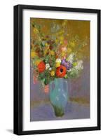 Bouquet of Wild Flowers, C.1900-Odilon Redon-Framed Giclee Print
