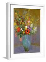 Bouquet of Wild Flowers, C.1900-Odilon Redon-Framed Giclee Print