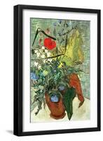Bouquet of Wild Flowers-Vincent van Gogh-Framed Premium Giclee Print