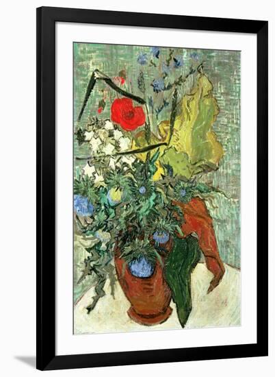 Bouquet of Wild Flowers-Vincent van Gogh-Framed Premium Giclee Print