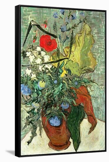 Bouquet of Wild Flowers-Vincent van Gogh-Framed Stretched Canvas