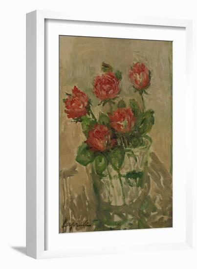 Bouquet (Oil on Canvas)-Pierre Laprade-Framed Giclee Print