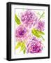 Bouquet Rose II-Melissa Wang-Framed Art Print