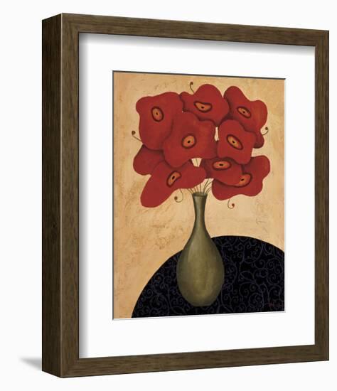 Bouquet Rouge-Jocelyne Anderson-Tapp-Framed Giclee Print