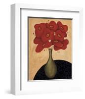 Bouquet Rouge-Jocelyne Anderson-Tapp-Framed Giclee Print