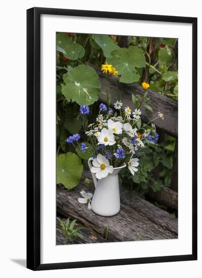 Bouquet, Summer Flowers, Bank-Andrea Haase-Framed Photographic Print