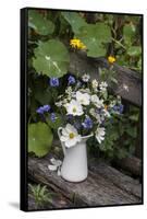 Bouquet, Summer Flowers, Bank-Andrea Haase-Framed Stretched Canvas