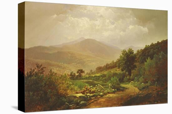 Bouquet Valley in the Adirondacks-William Trost Richards-Stretched Canvas