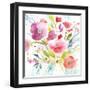 Bouquet with Magenta-Sheila Golden-Framed Art Print