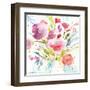 Bouquet with Magenta-Sheila Golden-Framed Art Print