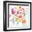 Bouquet with Magenta-Sheila Golden-Framed Art Print