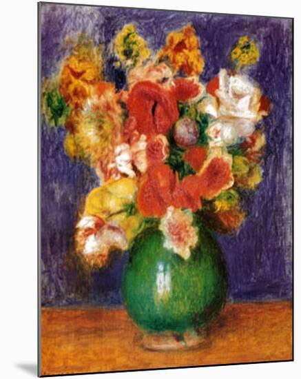 Bouquet-Pierre-Auguste Renoir-Mounted Art Print