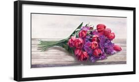 Bouquet-Cristina Mavaracchio-Framed Art Print