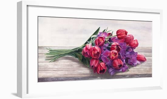 Bouquet-Cristina Mavaracchio-Framed Art Print