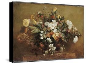 Bouquet-Eugene Delacroix-Stretched Canvas