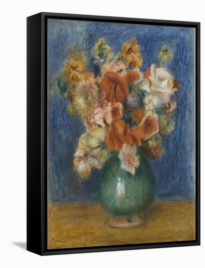 Bouquet-Pierre-Auguste Renoir-Framed Stretched Canvas