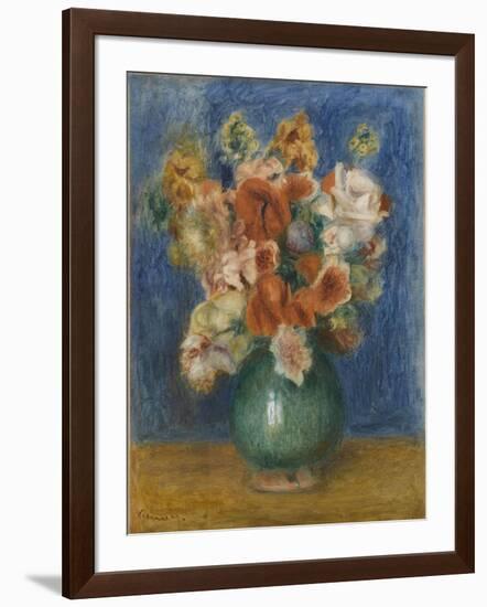 Bouquet-Pierre-Auguste Renoir-Framed Giclee Print