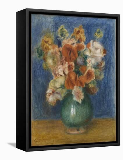 Bouquet-Pierre-Auguste Renoir-Framed Stretched Canvas