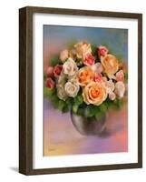 Bouquet-Skarlett-Framed Giclee Print