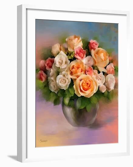 Bouquet-Skarlett-Framed Giclee Print