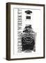 Bourbon BW Crop-Avery Tillmon-Framed Art Print