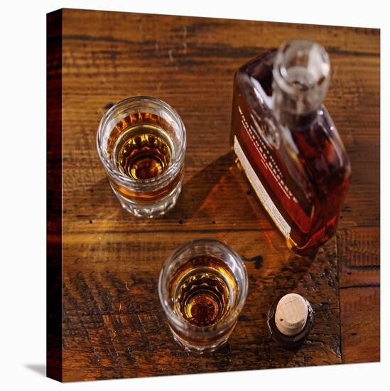 Bourbon Shots-George Oze-Stretched Canvas