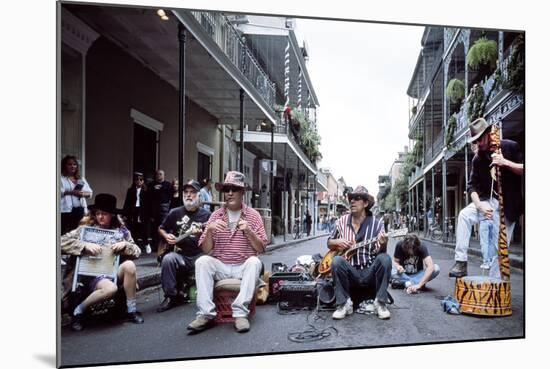 Bourbon Street Band in the French Quarter-Carol Highsmith-Mounted Photo