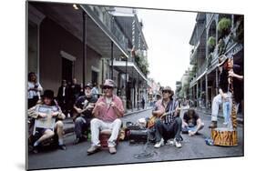 Bourbon Street Band in the French Quarter-Carol Highsmith-Mounted Photo