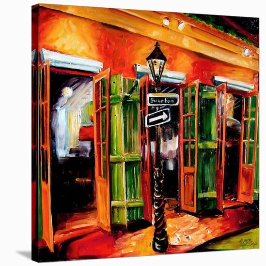 Bourbon Street Bar-Diane Millsap-Stretched Canvas