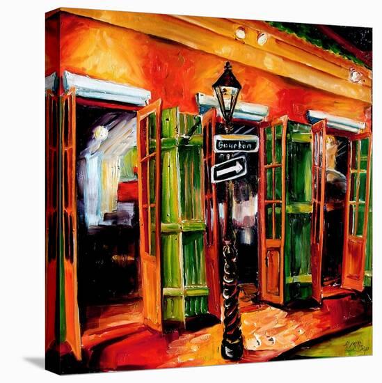 Bourbon Street Bar-Diane Millsap-Stretched Canvas