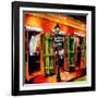 Bourbon Street Bar-Diane Millsap-Framed Art Print