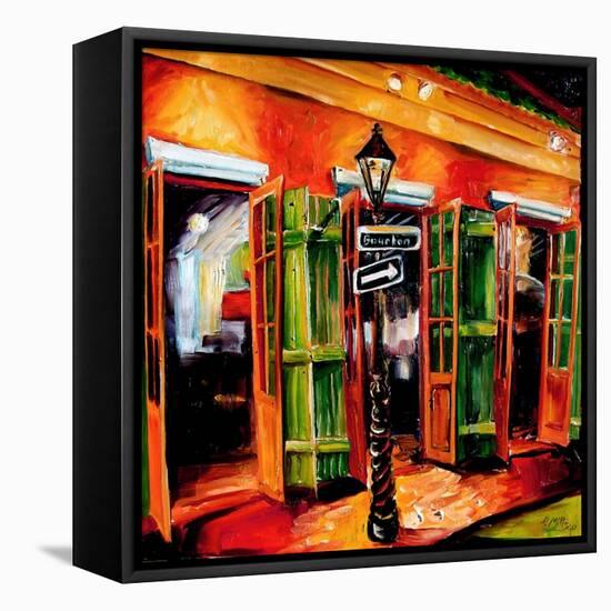 Bourbon Street Bar-Diane Millsap-Framed Stretched Canvas