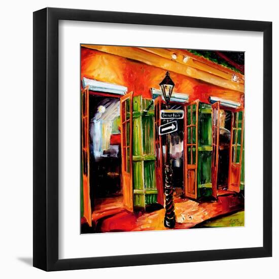 Bourbon Street Bar-Diane Millsap-Framed Art Print