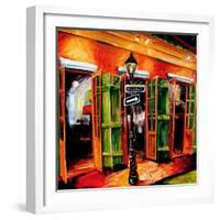 Bourbon Street Bar-Diane Millsap-Framed Art Print