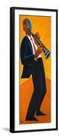 Bourbon Street Clarinet-Marsha Hammel-Framed Giclee Print