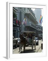 Bourbon Street, French Quarter, New Orleans, Louisiana, USA-Ethel Davies-Framed Photographic Print