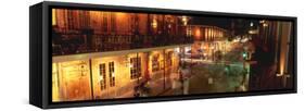 Bourbon Street, French Quarter, New Orleans, Louisiana-null-Framed Stretched Canvas