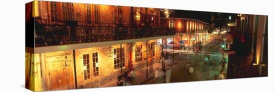 Bourbon Street, French Quarter, New Orleans, Louisiana-null-Stretched Canvas