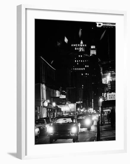 Bourbon Street in New Orleans-null-Framed Photographic Print