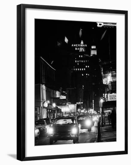 Bourbon Street in New Orleans-null-Framed Photographic Print