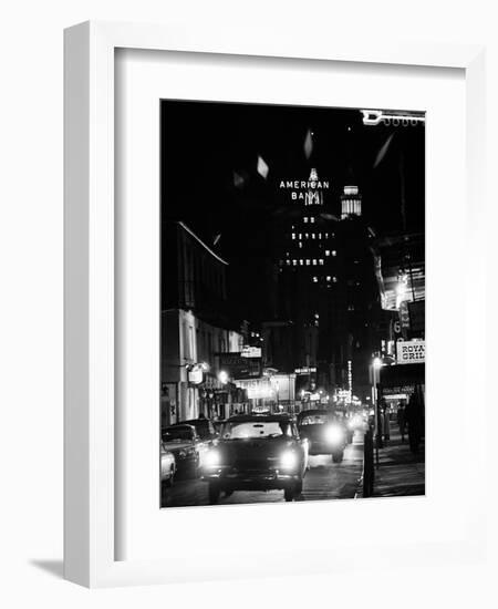 Bourbon Street in New Orleans-null-Framed Photographic Print