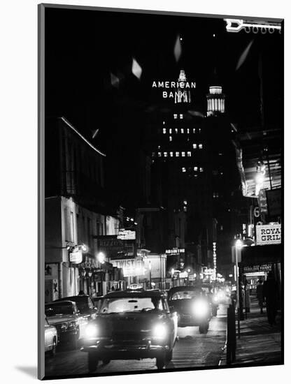 Bourbon Street in New Orleans-null-Mounted Photographic Print