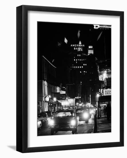 Bourbon Street in New Orleans-null-Framed Photographic Print