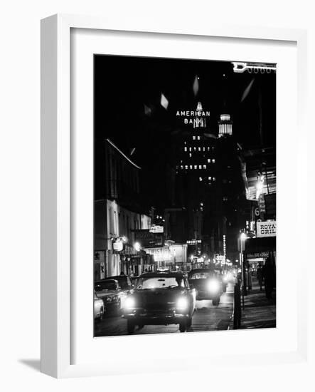 Bourbon Street in New Orleans-null-Framed Photographic Print