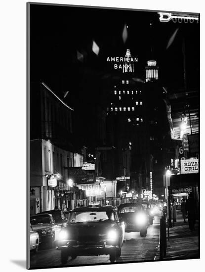 Bourbon Street in New Orleans-null-Mounted Photographic Print