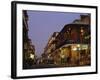 Bourbon Street in the Evening, New Orleans, Louisiana, USA-Charles Bowman-Framed Photographic Print