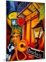 Bourbon Street Jazz-Diane Millsap-Mounted Art Print