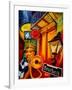 Bourbon Street Jazz-Diane Millsap-Framed Art Print